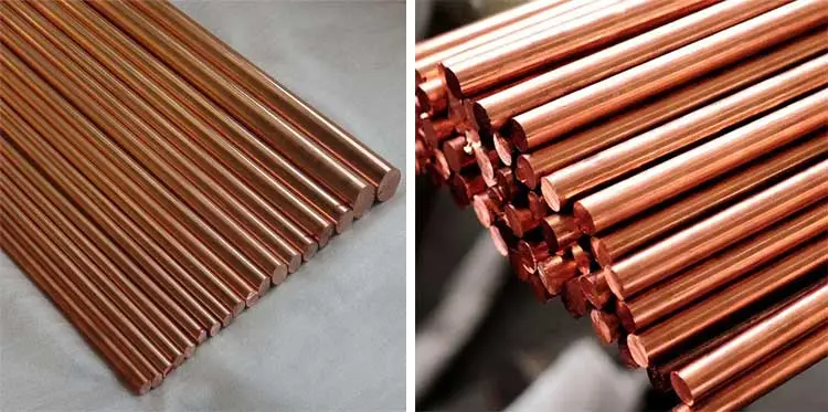 Quadrado de T1/T2/Tp1/Tp2 C10100/C10200/C10500/C10700/C11000/Rod Copper Bar de cobre redondo