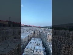 Inventário de lingotes de alumínio