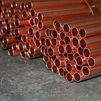 do tubo de cobre estirado a frio rígido da tubulação C10100 de 1M bronze e tubulação sem emenda do cobre