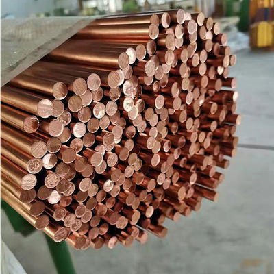 Barra vermelha 6m do níquel do cobre de ASTM B151M Copper Round Bar 2m