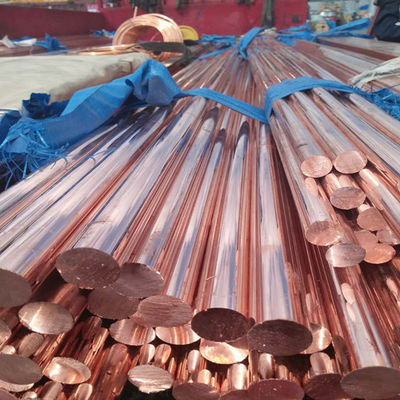 Barra vermelha 6m do níquel do cobre de ASTM B151M Copper Round Bar 2m