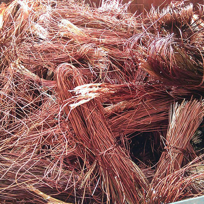 A baga vermelha do moinho desfaz-se dos 99,95% 99,99% por cento de cobre da sucata do cabo de cobre