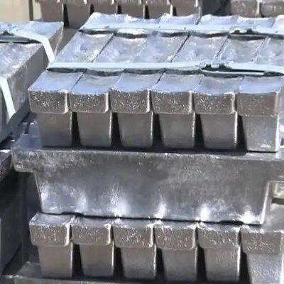 Material de prata 99,995 99,996 de Gray Zinc Ingot Zinc Metal