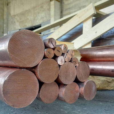 A pureza 99,9% de alta qualidade personalizou barras de cobre retas &amp; Rod Price de cobre /Kg C11000 C10200