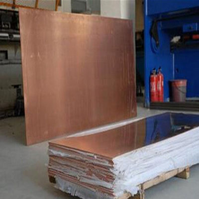 Brilhante 99,99 de pureza Chapa de cobre C11000 C17200 C12200 C17500 C10200