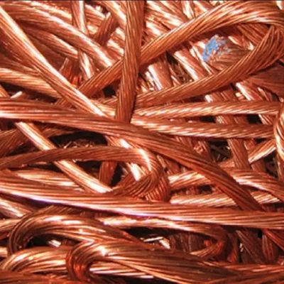 99.99% Metal Vermelho Brilhante Cobre Fio de sucata Industrial