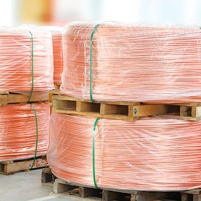 Reciclagem de fios esmaltados electroplatados cobre revestido de alumínio 0,13 mm 8-10% C