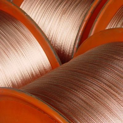 Reciclagem de fios esmaltados electroplatados cobre revestido de alumínio 0,13 mm 8-10% C