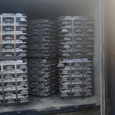 Peso leve Ingots de alumínio A8 Pureza 99,7% 99,9% 99,95% 99,99% Série 1000
